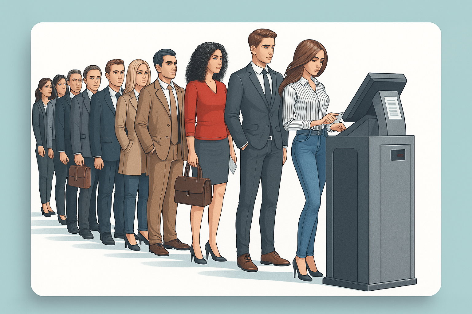 Queue Management Kiosk